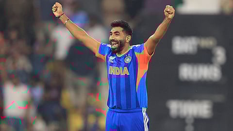 Jasprit Bumrah wicket celebration