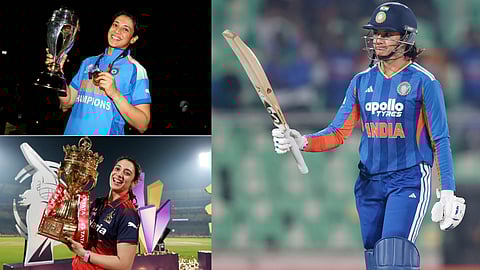 Smriti Mandhana batting