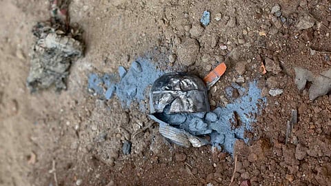 Steel bomb explodes panoor kannur