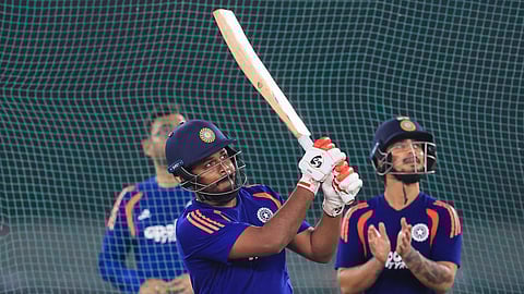 Sanju Samson training