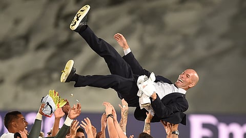 Zinedine Zidane in real madrid