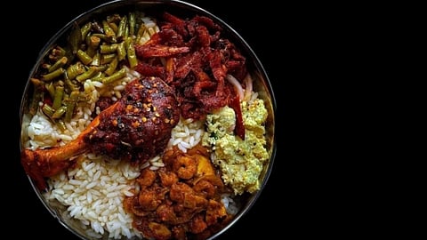 Kerala Chicken Meals, healthy food combinations