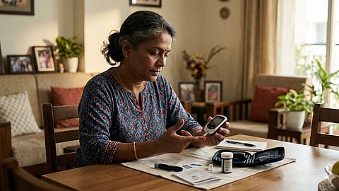 Blood sugar test at home