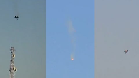 An American F-15 fighter jet has crashed in Kuwait, with both pilots reported safe