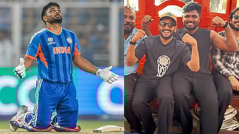 Sanju Samson and Basil Joseph