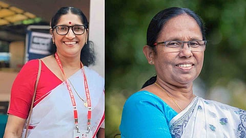 P K Shyamala, K K Shailaja