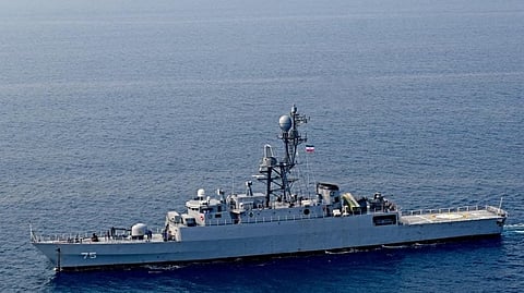 The ship was returning from the 'Milan 2026' multinational naval exercise in India