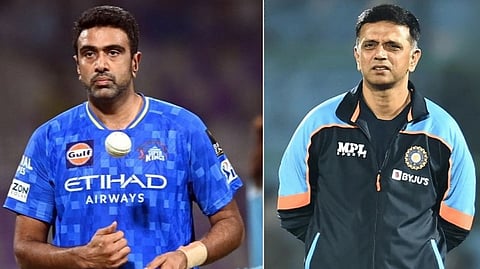 R Ashwin and Rahul Dravid