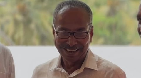 KPCC President Sunny Joseph's brother on BJP stage