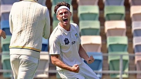Brett Randell wicket celebration