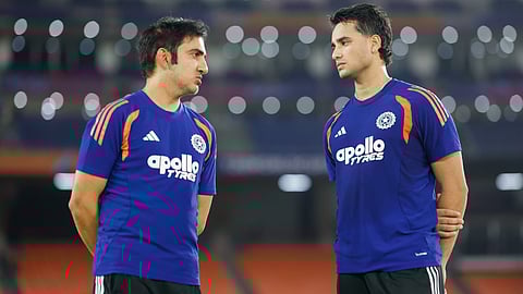 Abhishek Sharma with gambir