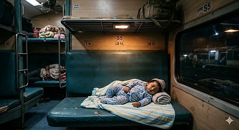 Six-Month-Old Infant Abandoned on Train
