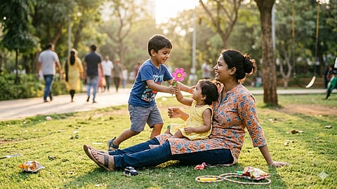 Child birth and women's lifespan