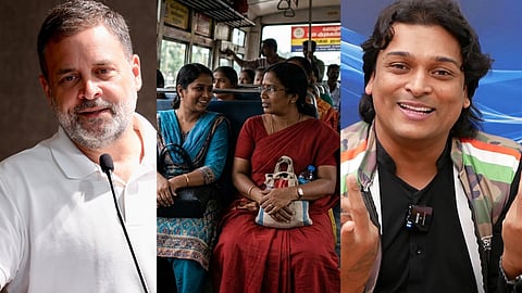 If women are allowed to travel free on buses, men should also be allowed to travel, isn't travel everyone's right? - Rahul Easwar