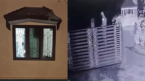 Bomb thrown at KSU leader's house for black flagging Veena George; Two CPM activists arrested