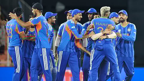 Team India world cup winning celebration