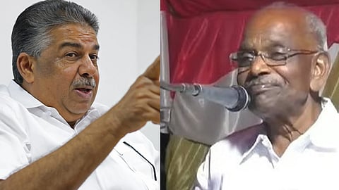 MM Mani against Minister Saji Cheriyan