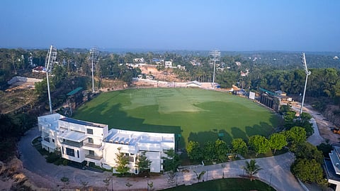 Mangalapuram cricket stadium inauguration