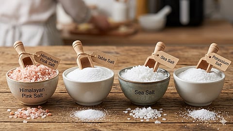 Different types of salts