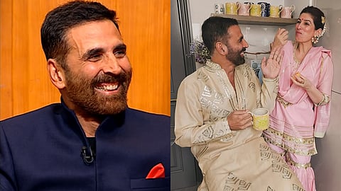 Akshay Kumar and his wife