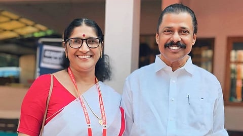 PK Shyamala, M V Govindan