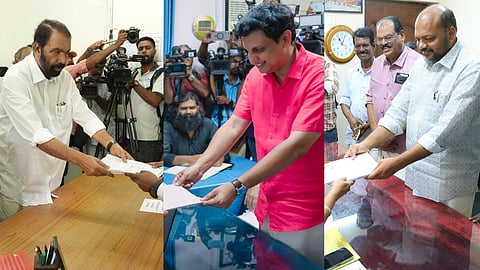 Ministers file nomination papers