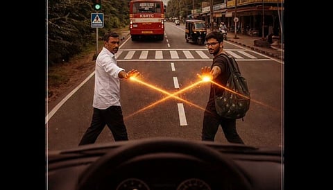 MVD warns when crossing the road where there is no zebra crossing