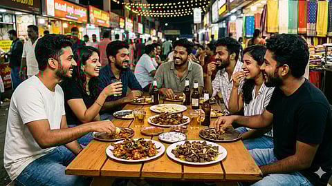 Alcohol with chicken fry