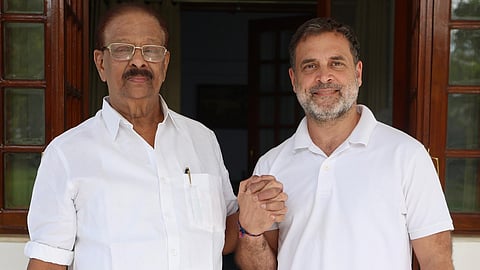 Rahul Gandhi hails K Sudhakaran as a 'true Congress warrior