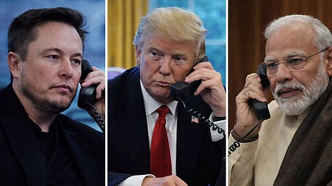 Elon Musk participated in a high-level call between PM Modi and President-elect Trump, Report