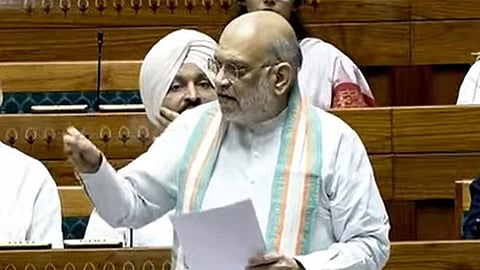 Amit Shah in Lok Sabha