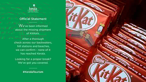 Kitkat chocolate, Kerala Tourism