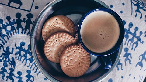 Biscuits with tea