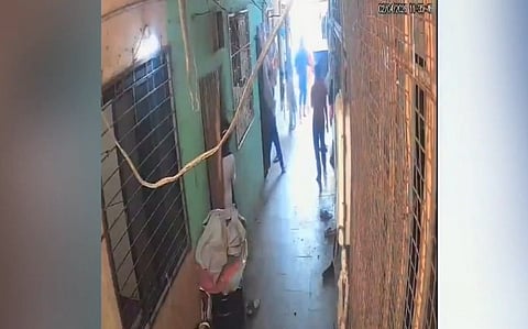 Man open fire at men teasing a woman; one dead, two injured.