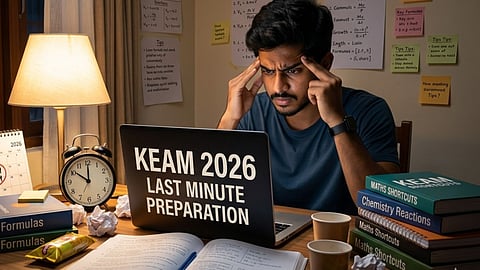 EAM exam 2026 last minute preparation tips students Kerala entrance exam April 17 revision strategy