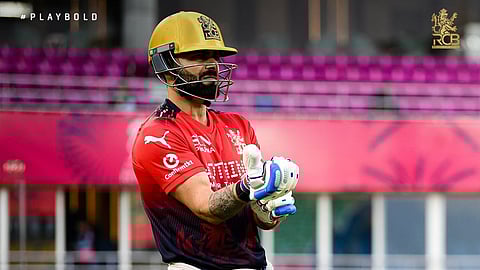 Virat Kohli training