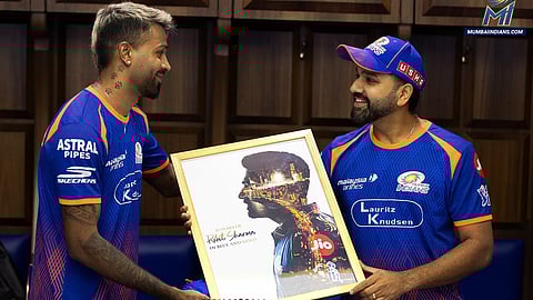 Hardik Pandya tribute to Rohit Sharma