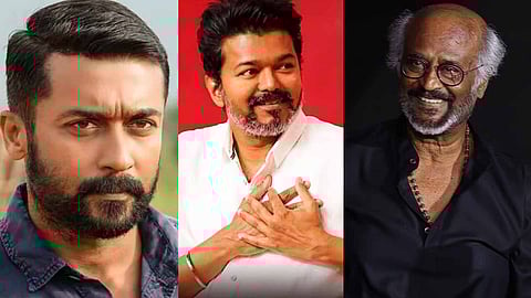 Suriya, Vijay, Rajinikanth