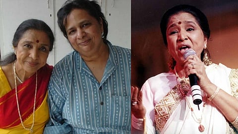 Asha Bhosle with Daughter