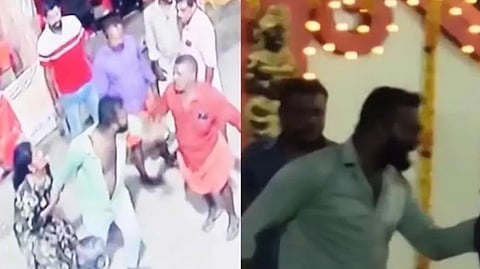 The incident took place at night during the festival at the Ambipoyika Devi temple in Njaliyodu, Kundara