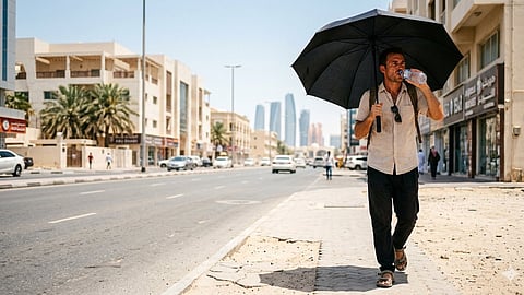 UAE weather update 42.9 degree Celsius highest temperature of the season signalling summer heatwave