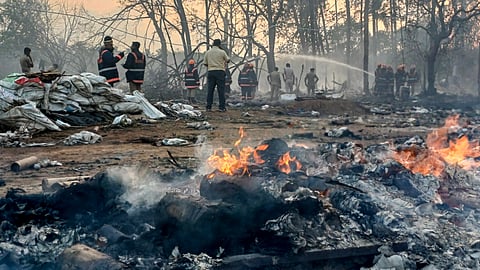 Explosion at fireworks factory; Three dead identified, search called off