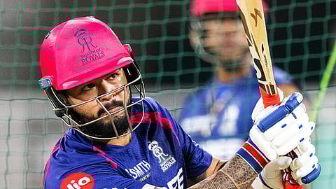 Riyan Parag training