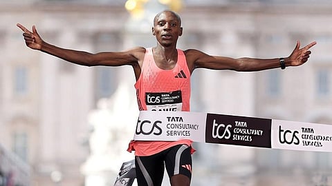 Sabastian Sawe in London Marathon