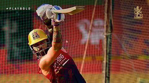 Virat Kohli training