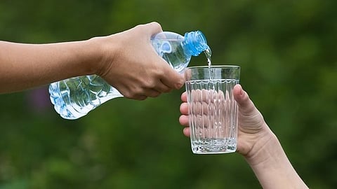 drinking water
