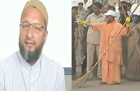 താജ് മഹല് അല്ല, ബിജെപിക്കാരുടെ മനസാണ് യോഗി വൃത്തിയാക്കേണ്ടതെന്ന് ഒവൈസി