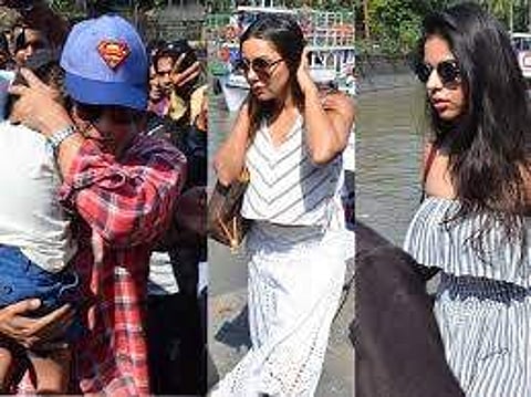 അബ്റാമിനും സുഹാനയ്ക്കുമൊപ്പം വിവാഹവാര്ഷികം ആഘോഷിച്ച് കിംഗ് ഖാനും ഗൗരിയും