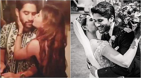 പ്രിയതമന് പിറന്നാള് ചുംബനവുമായി സമാന്ത; വിവാഹശേഷമുള്ള ആദ്യ പിറന്നാള് അഘോഷമാക്കി നാഗചൈതന്യ