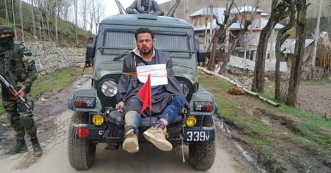 മനുഷ്യകവചം : ഫാറൂഖിന് നഷ്ടപരിഹാരം നല്കില്ല, അതിനു നയമില്ലെന്ന് കശ്മീര് സര്ക്കാര്